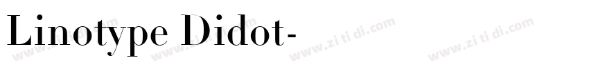 Linotype Didot字体转换